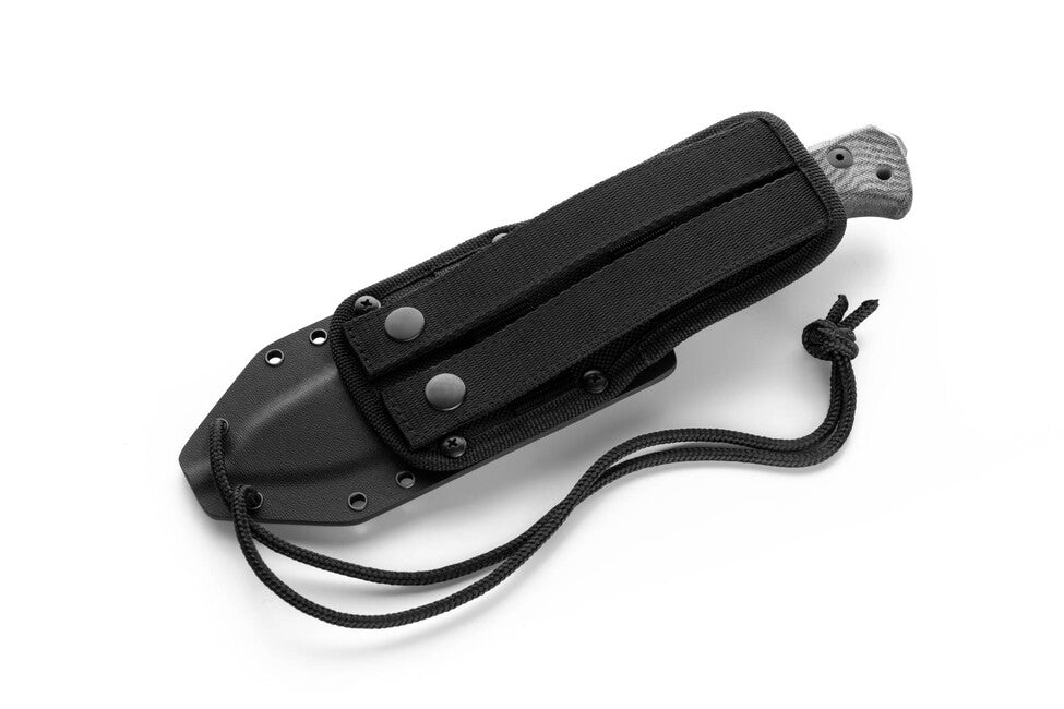 Lionsteel T6B dugačak bodež s ručkom od micarte CVB CPM 3V, old black