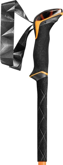 LEKI Sherpa Lite treking palice, neonsko narančasta-crna-denim plava, 100 - 135 cm