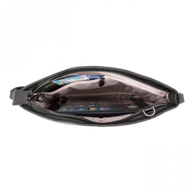 Travelon Parkview Small torba preko ramena protiv krađe Crossbody, smeđa