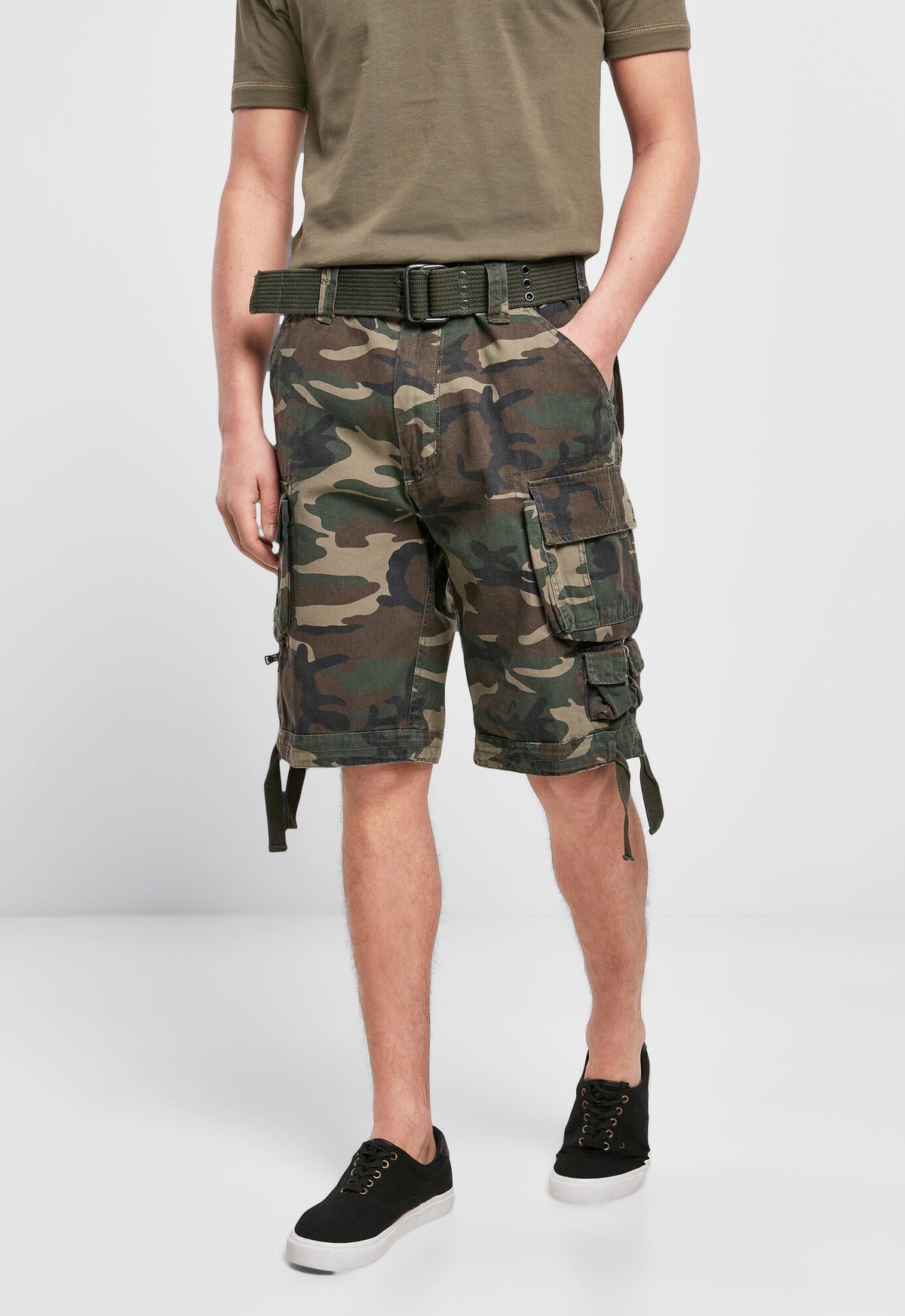Brandit Savage kraťasy Vintage, Woodland