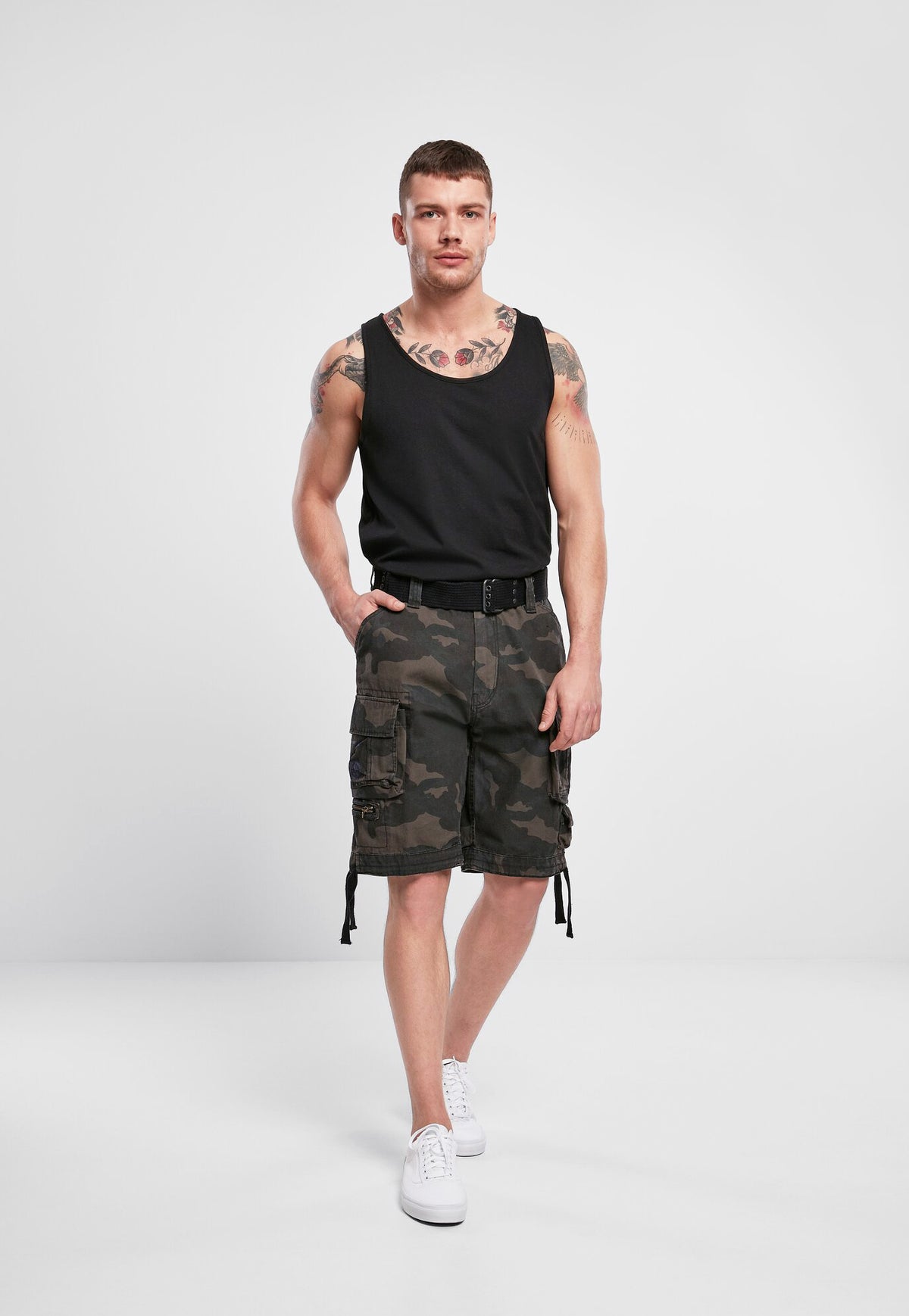Brandit Savage Vintage kraťasy, Darkcamo