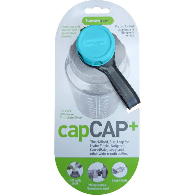 Humangear capCAP+ poklopac na bocu za promjer 5,3 cm, svjetloplavi