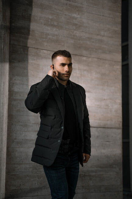 Pentagon Alpha muška jakna u stilu sakoa, Cinder grey