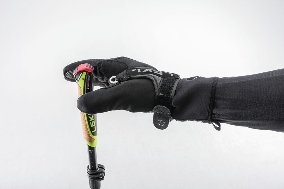 LEKI XTA 6.5 Vario skijaški štapovi, crno-bijelo-neonska žuta, 145 - 165 cm