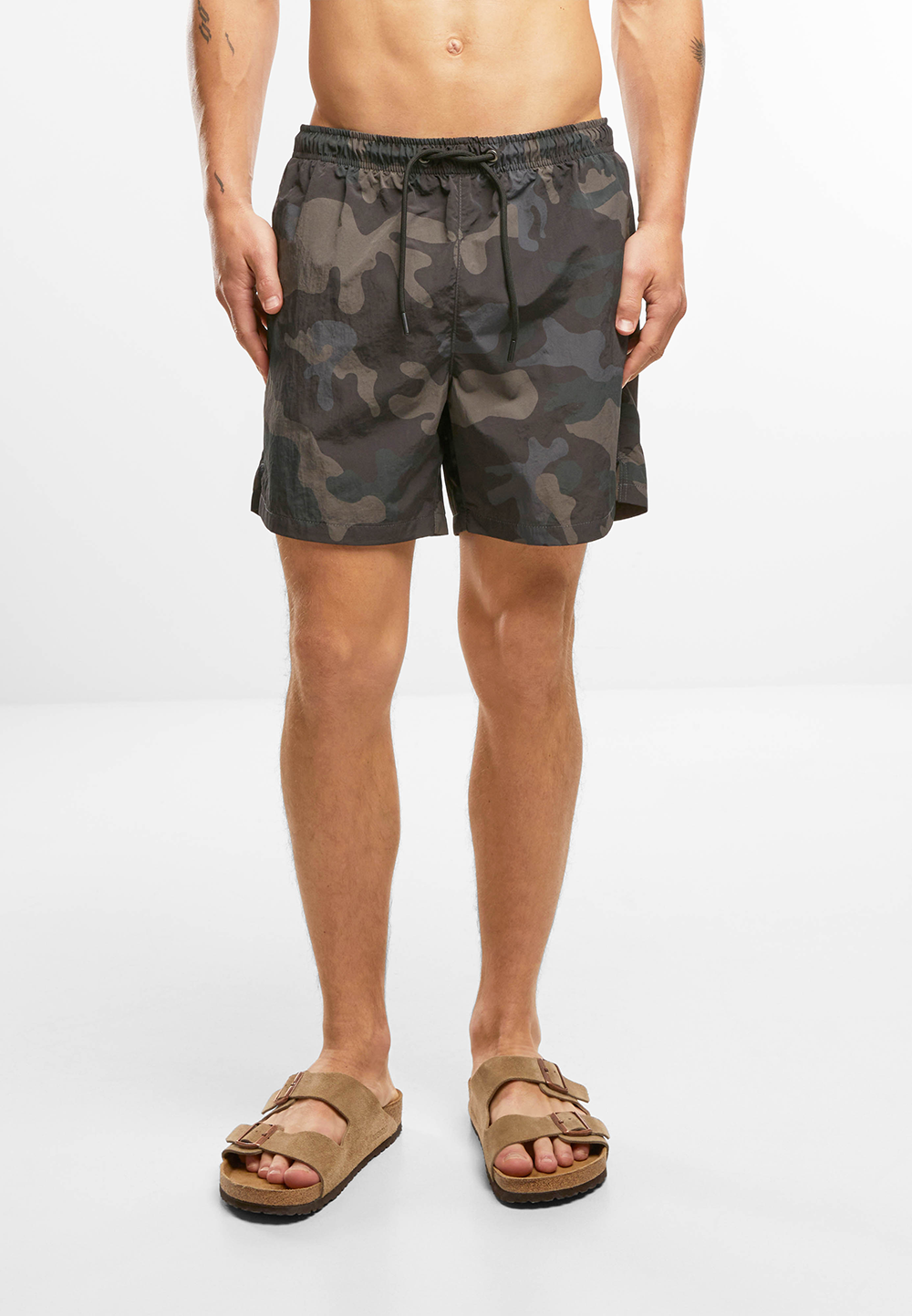 Brandit Swimshort Basic pánske plavky, darkcamo