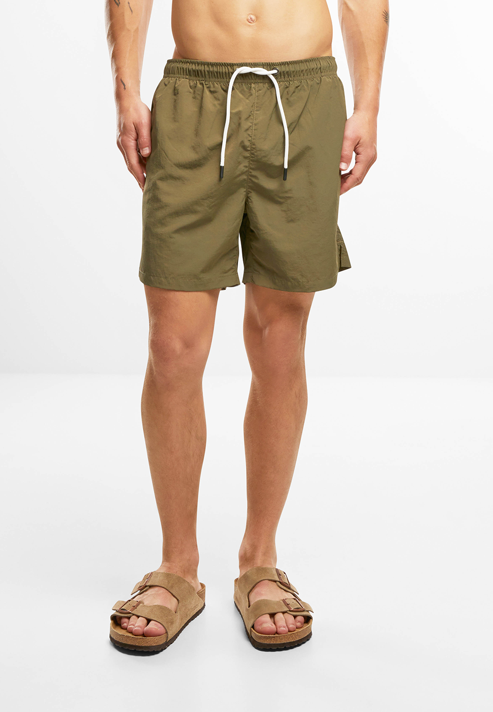 Brandit Swimshort Basic pánske plavky, olive