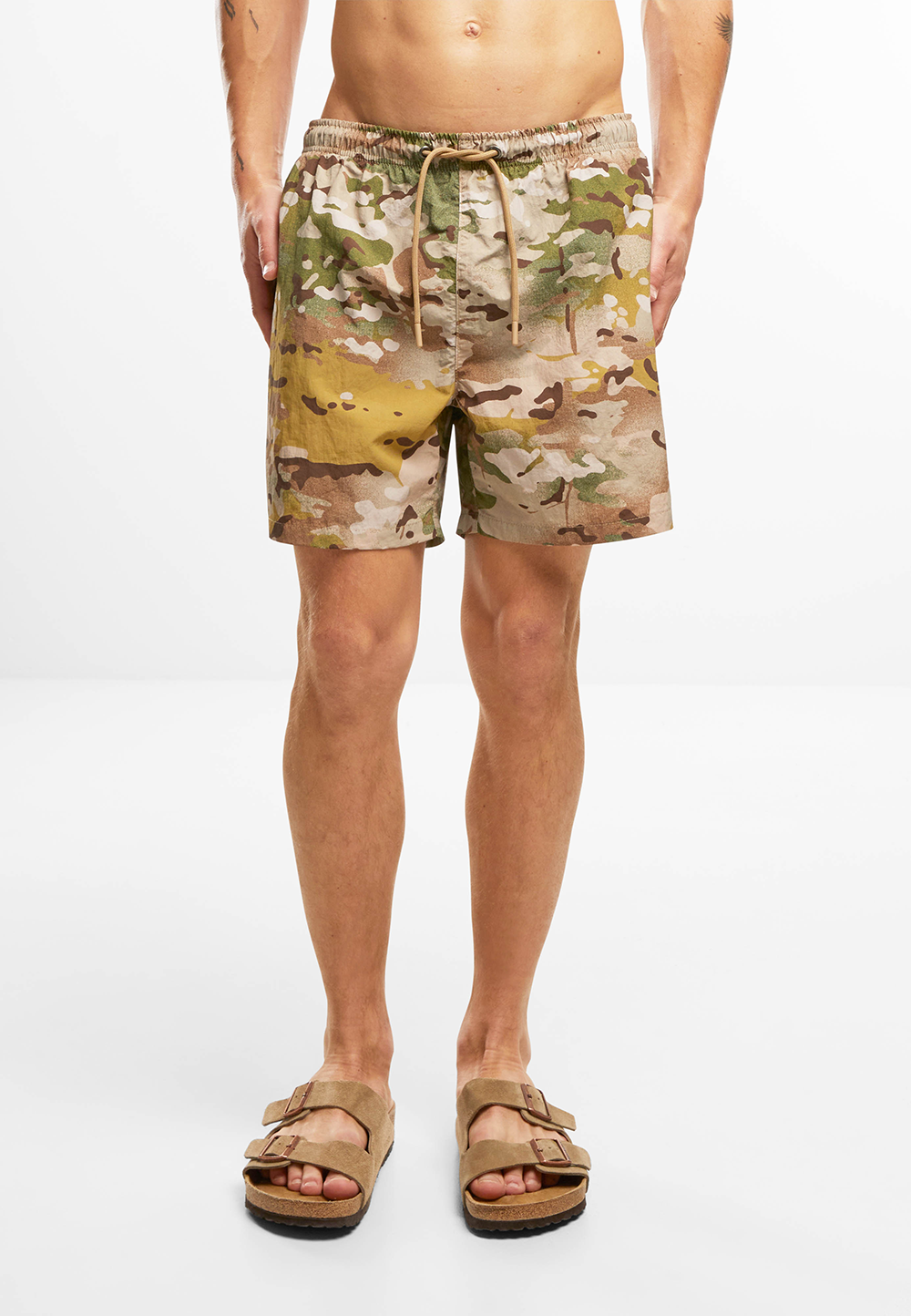 Brandit Swimshort Basic pánske plavky, tactical camo