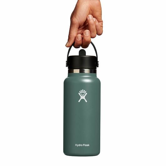 Hydro Flask Wide Flex Straw Cap termoboca 946 ml široka s nastavkom 32 OZ, fir