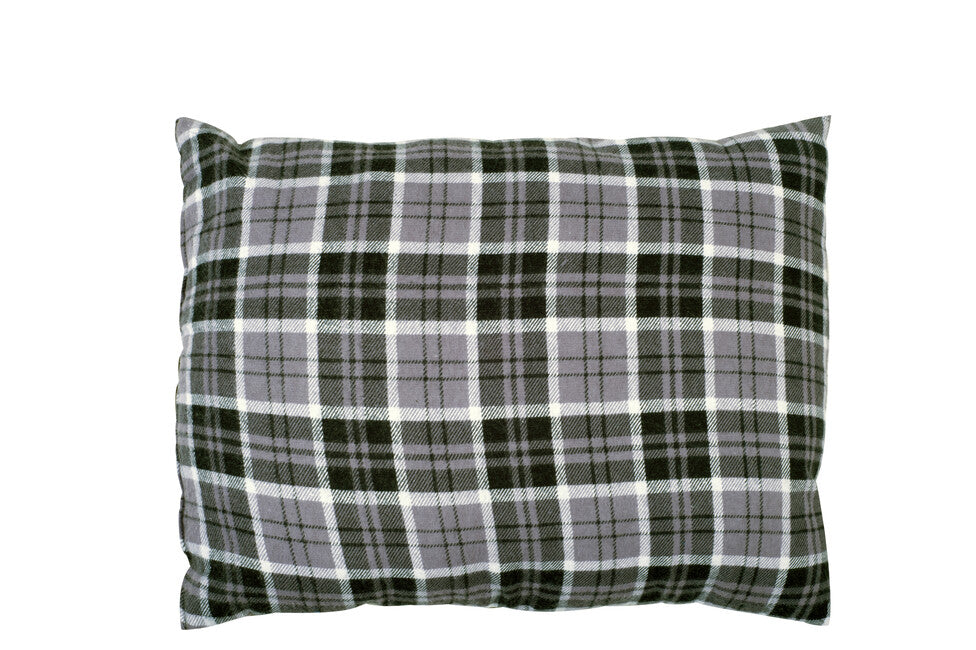 BasicNature Comfort putni jastuk karirani