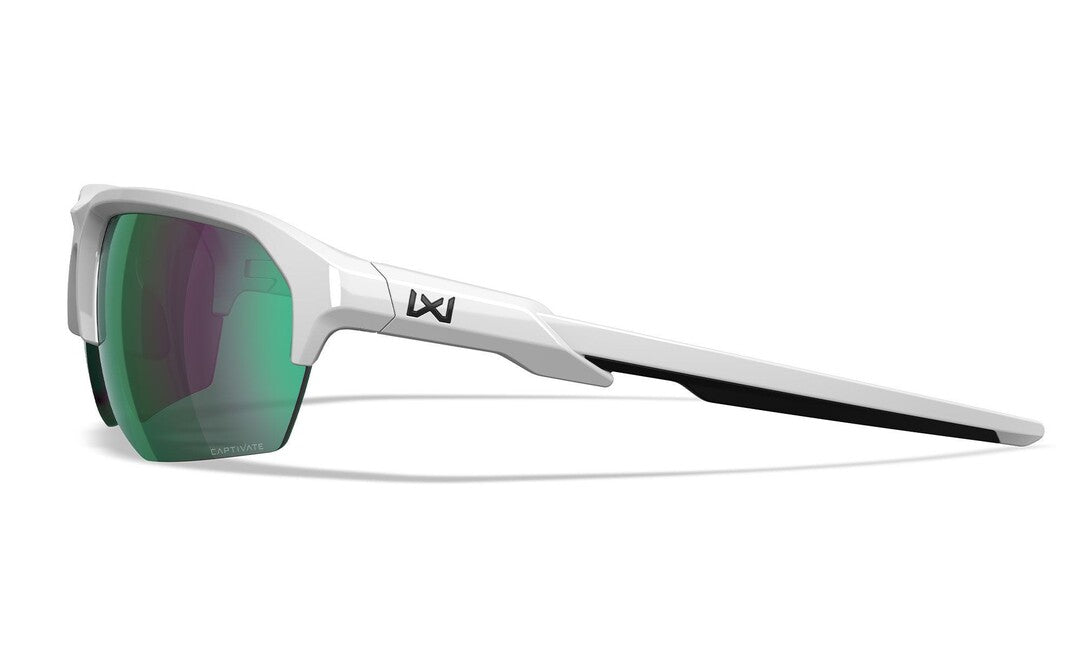 Wiley X Jakl sunčane naočale Captivate Polarized Green Mirror/Polished White