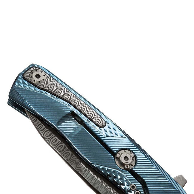 Lionsteel ROK DD BL luksuzni džepni nož s ručkom od masivnog titanija
