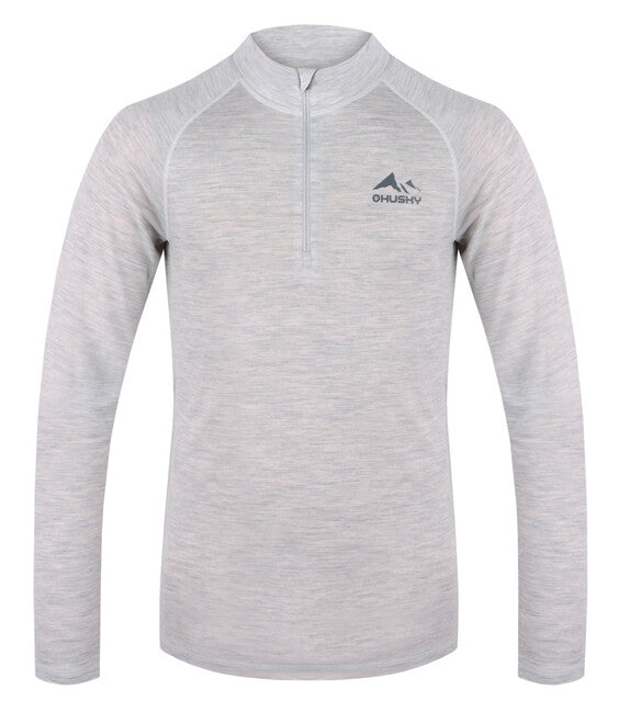HUSKY Merow Zips merino termo rublje majica M, siva