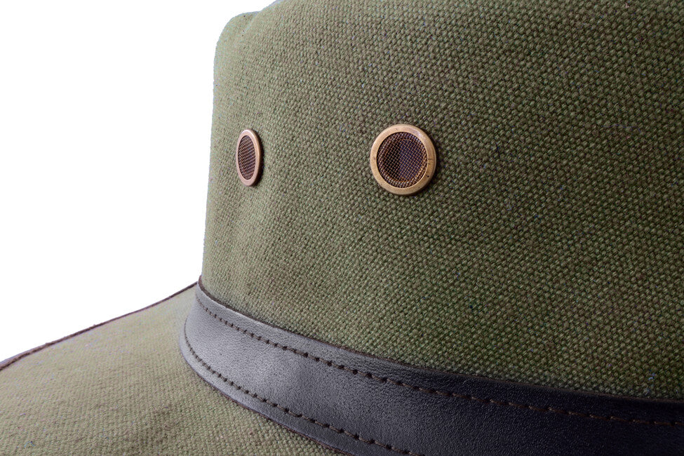 Origin Outdoors Canvas šešir, maslinasto zelen