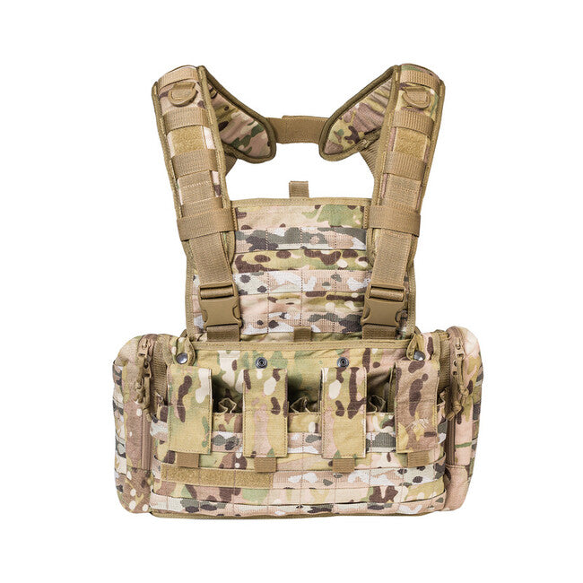 Tasmanian Tiger RIG MkII chest rig s bočnim džepovima, MultiCam
