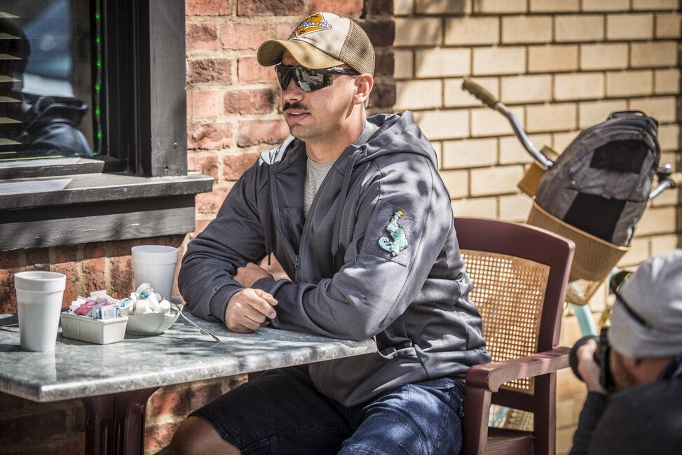 Helikon-Tex URBAN TACTICAL HOODIE pulover (FullZip), crni