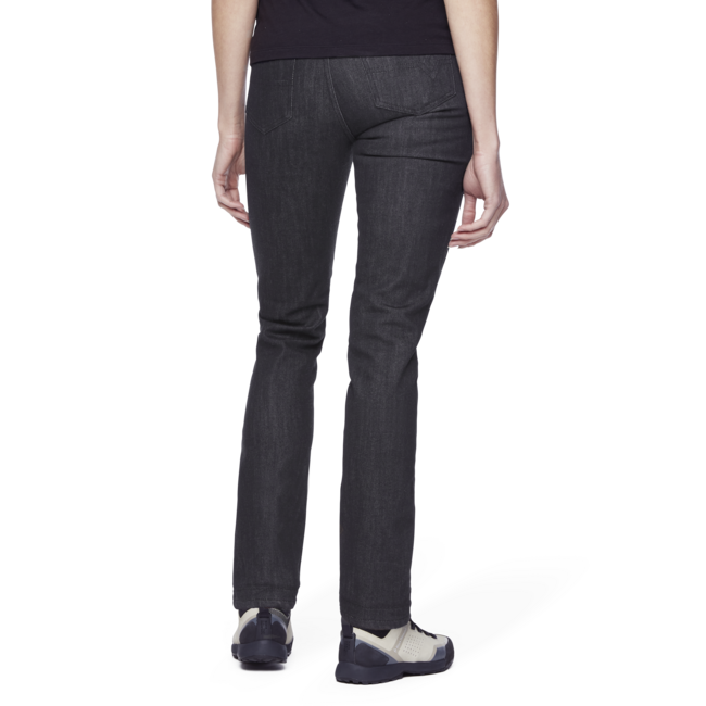Black Diamond Mission Wool Denim ženske traper hlače, dark gray