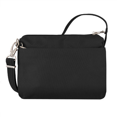 Travelon Classic Crossbody torba preko ramena protiv krađe, crna