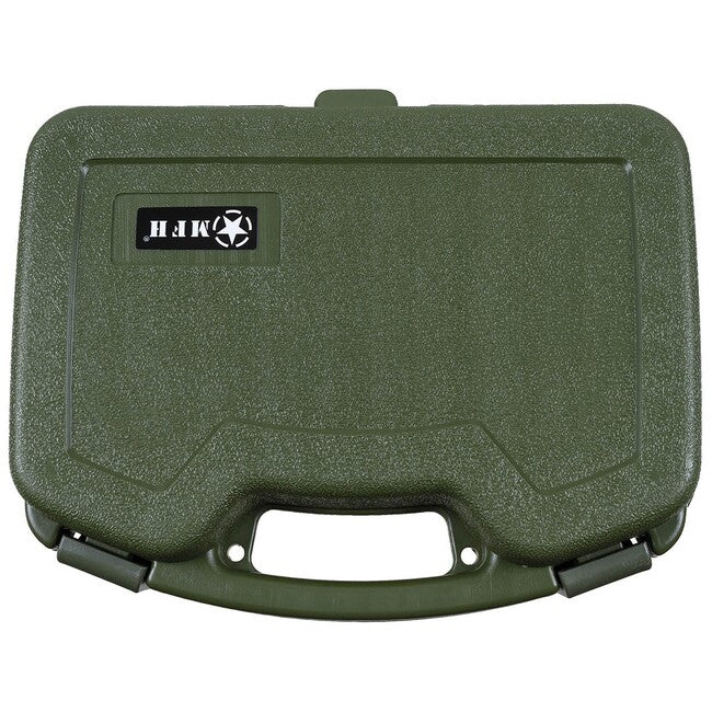 MFH pištoljski kofer plastični zaključavajući veliki, OD green