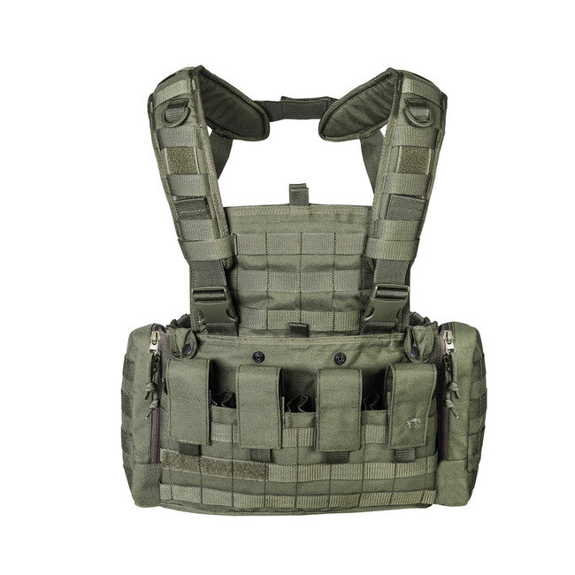 Tasmanian Tiger RIG MKII chest rig s bočnim džepovima, maslinasto zeleni