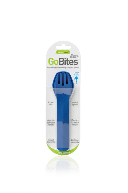 Humangear GoBites DUO pribor za jelo, plavi