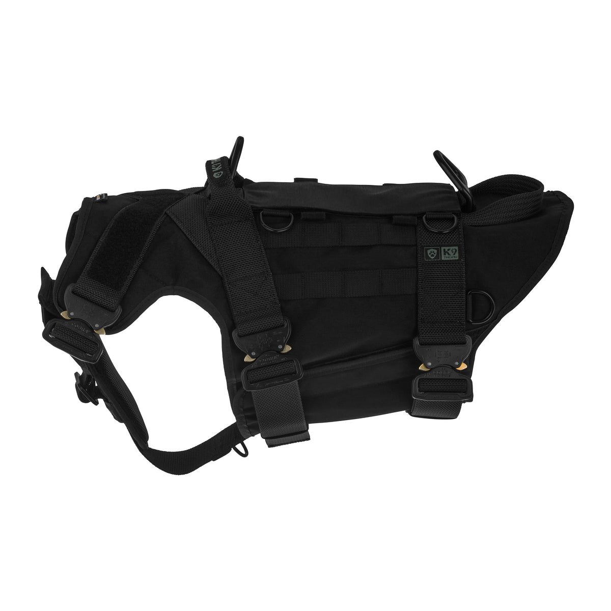 K9 Thorn taktický postroj Cordura, čierny