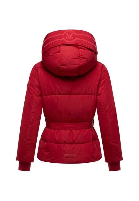 Marikoo Aleyna16 zimska jakna ženska s kapuljačom, deep red