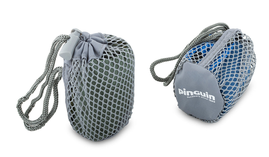 Pinguin Micro towel Logo ručnik 40 x 40 cm, sivi