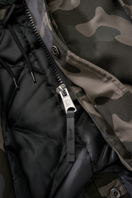 Brandit Marsh Lake teddyparka, dark camo