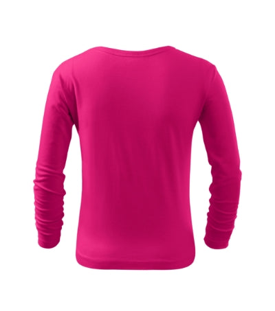 Malfini Fit-T LS dječja majica s dugim rukavom, boje maline