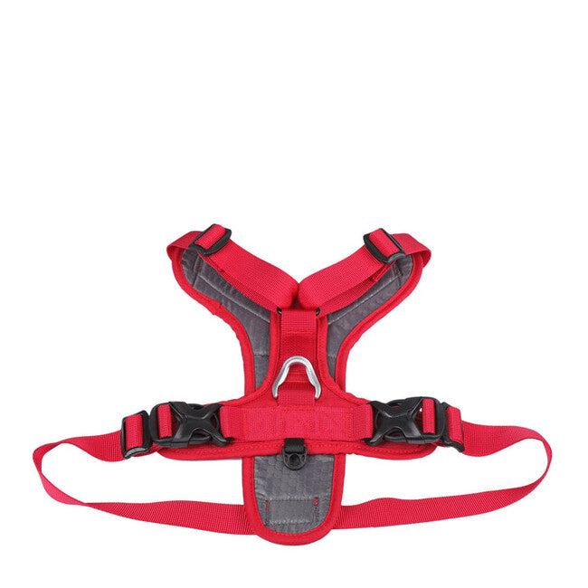 Mountain Paws Dog Harness podstavljeni postroj za pse, crveni, mali