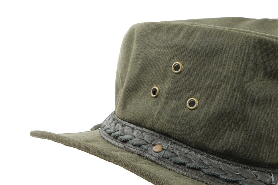 Origin Outdoors Ranger Oilskin šešir, maslinasto zelen