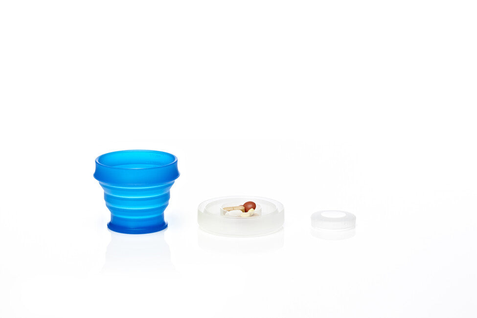 Humangear Go Cup sklopiva putna čaša higijenska, lako se pakira ' GoCup, plava, 118 ml