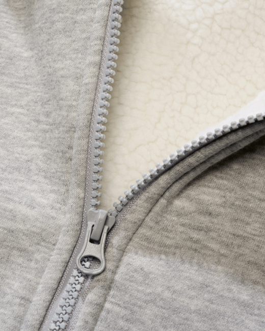 Brandit Sweatjacket muški pulover s toplom podstavom Teddylining, sivi melange