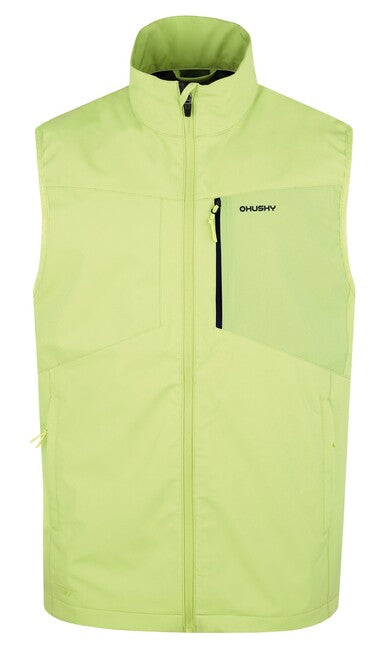HUSKY Salien softshell muški prsluk M, svjetlozeleni