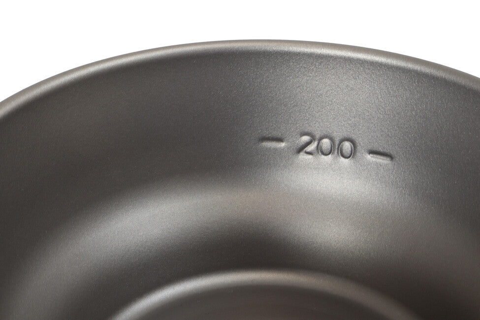 Origin Outdoors Bowl titanijska putna zdjela s indikatorom sadržaja, 400 ml