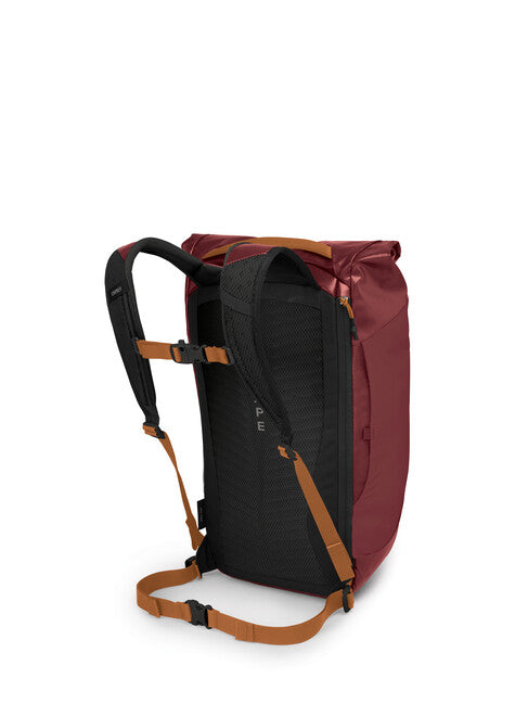 OSPREY TRANSPORTER ROLL TOP gradski ruksak, red mountain