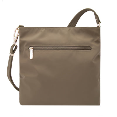 Travelon Tailored Slim torba preko ramena protiv krađe, smeđa
