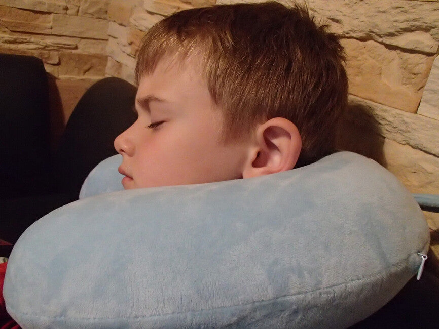 BasicNature Kids jastuk za vrat, plav