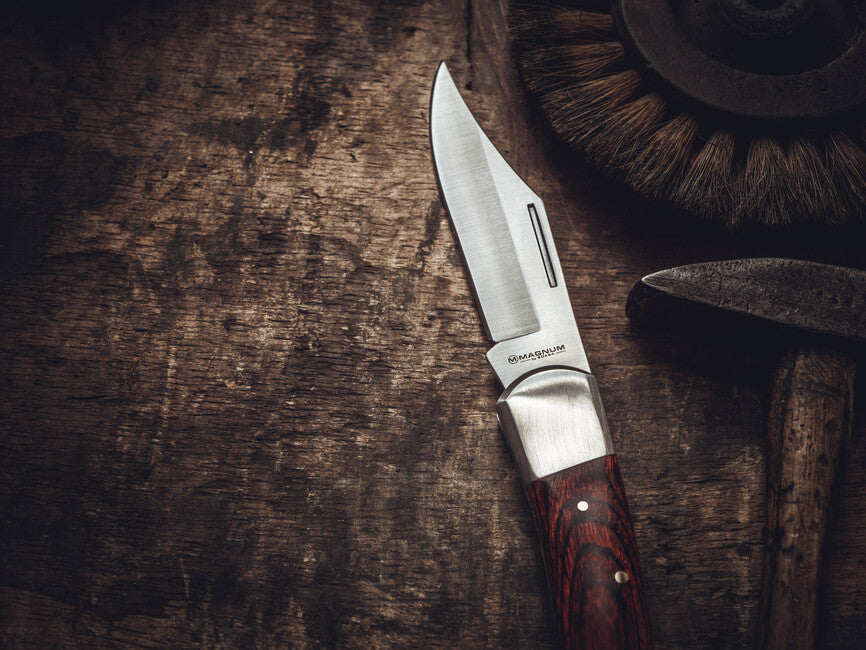 BÖKER® Magnum Craftsman 2 džepni nož, drvo Pakka, 9,8 cm