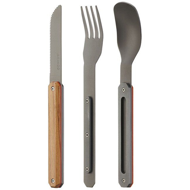 Akinod A01T00001 set pribora 12h34, maslinovo drvo
