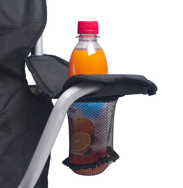 BasicNature Comfort putna stolica, crna