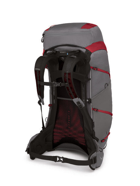 OSPREY EJA PRO 55 turistički ruksak, dale grey/poinsettia red