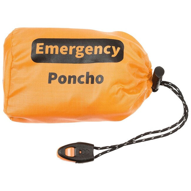 Fox Outdoor pončo za hitne slučajeve jednostrano obložen aluminijem, narančasti