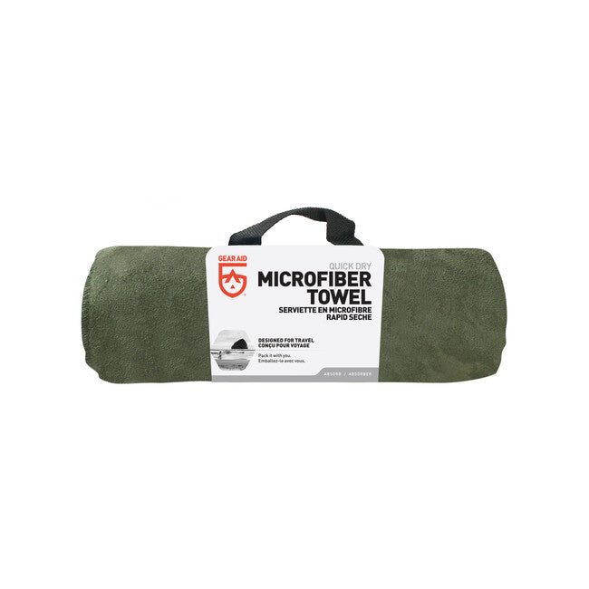 Gear Aid Microfiber Towel ručnik od mikrovlakna s antibakterijskom obradom i mrežastom torbom Ručnici za ruke GearAid, 75 x 120 cm, mach