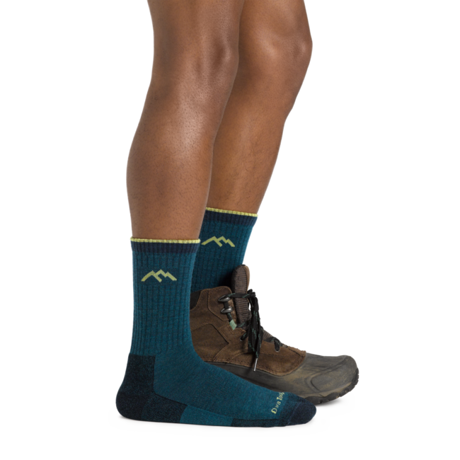 Darn Tough Hiker Micro Crew Midweight planinarske čarape s amortizacijom, Dark Teal