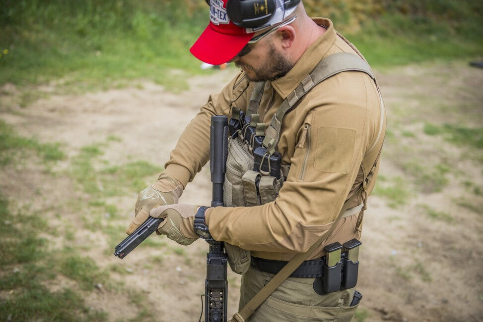 Helikon-Tex Range Tactical rukavice, Coyote / Adaptive Green
