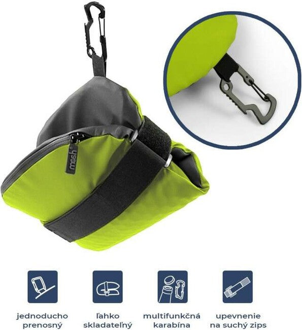 Mosh Kamper outdoor podloga za sjedenje, limeta/crna
