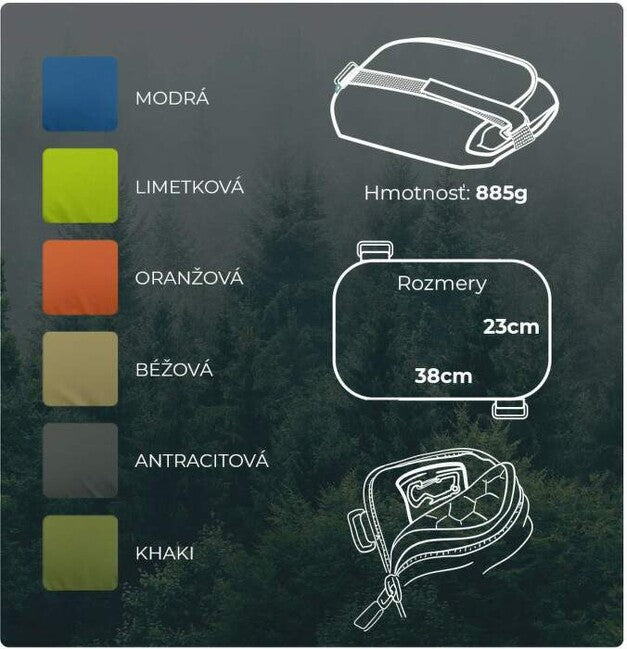 Mosh Kamper outdoor podloga za sjedenje, limeta/crna