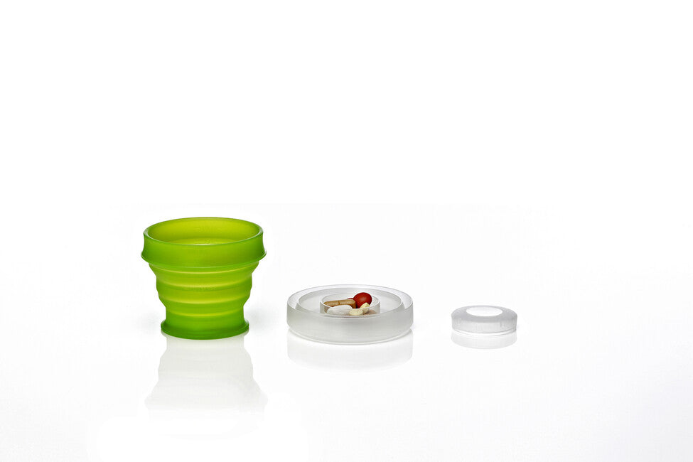 Humangear Go Cup sklopiva putna čaša higijenska, lako se pakira ' GoCup, zelena, 118 ml