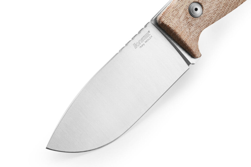 Lionsteel M3 lovački nož CVN s ručkom od prirodnog platna